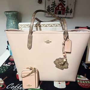 Coach City Tote Bag with Matching Wallet